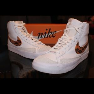 Nike Blazer Mid 77’ SE Leopard sz 8